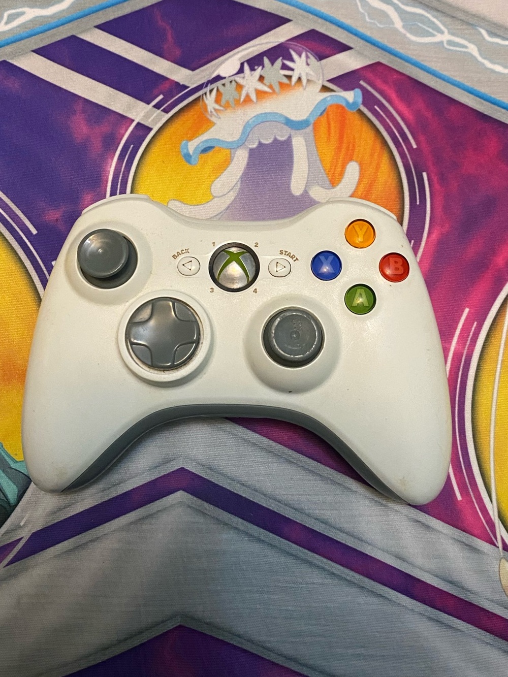 Xbox 360 Wireless Controller White Genuine OEM Tested Works